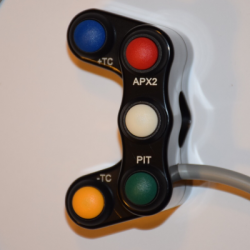 Aprilia RSV4 APX2 SSP 5 Button Race Handlebar Switch Assembly, Plug and Play